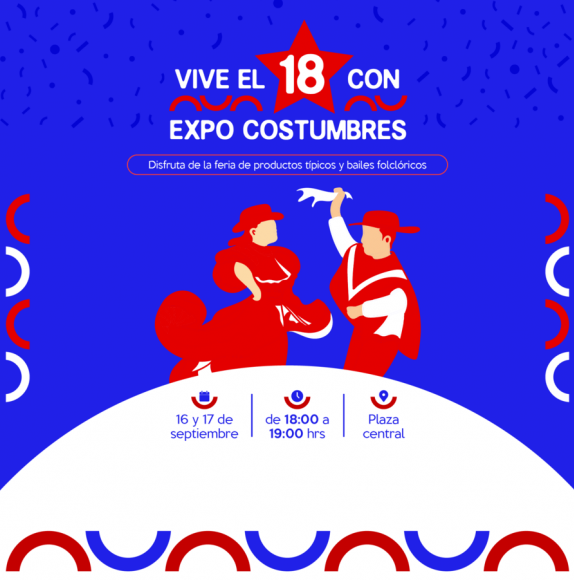 Vive el 18 con Expo Costumbres